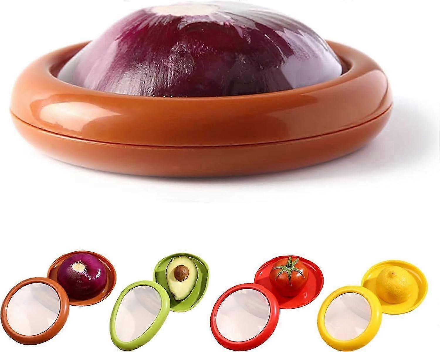 Fruit Storage Box, Fruit And Vegetable Anti-Oxidation Storage Box,Fruit and Vegetable Storage Containers Set for Fridge, Reusable Food Saver for Avoca