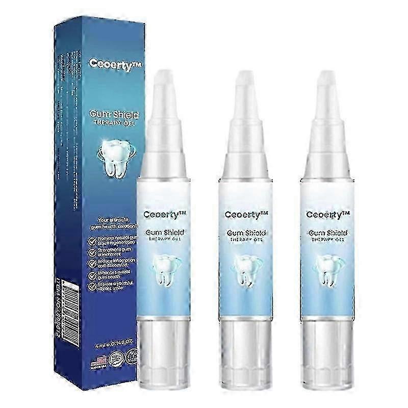 3pcs Gencive Réparation Gel Reconstruire Renforcer Blanchir Enlever L’inflammation de l’haleine Dent Buccale Mauvais Protéger Anti Taches Gingivales Recessio