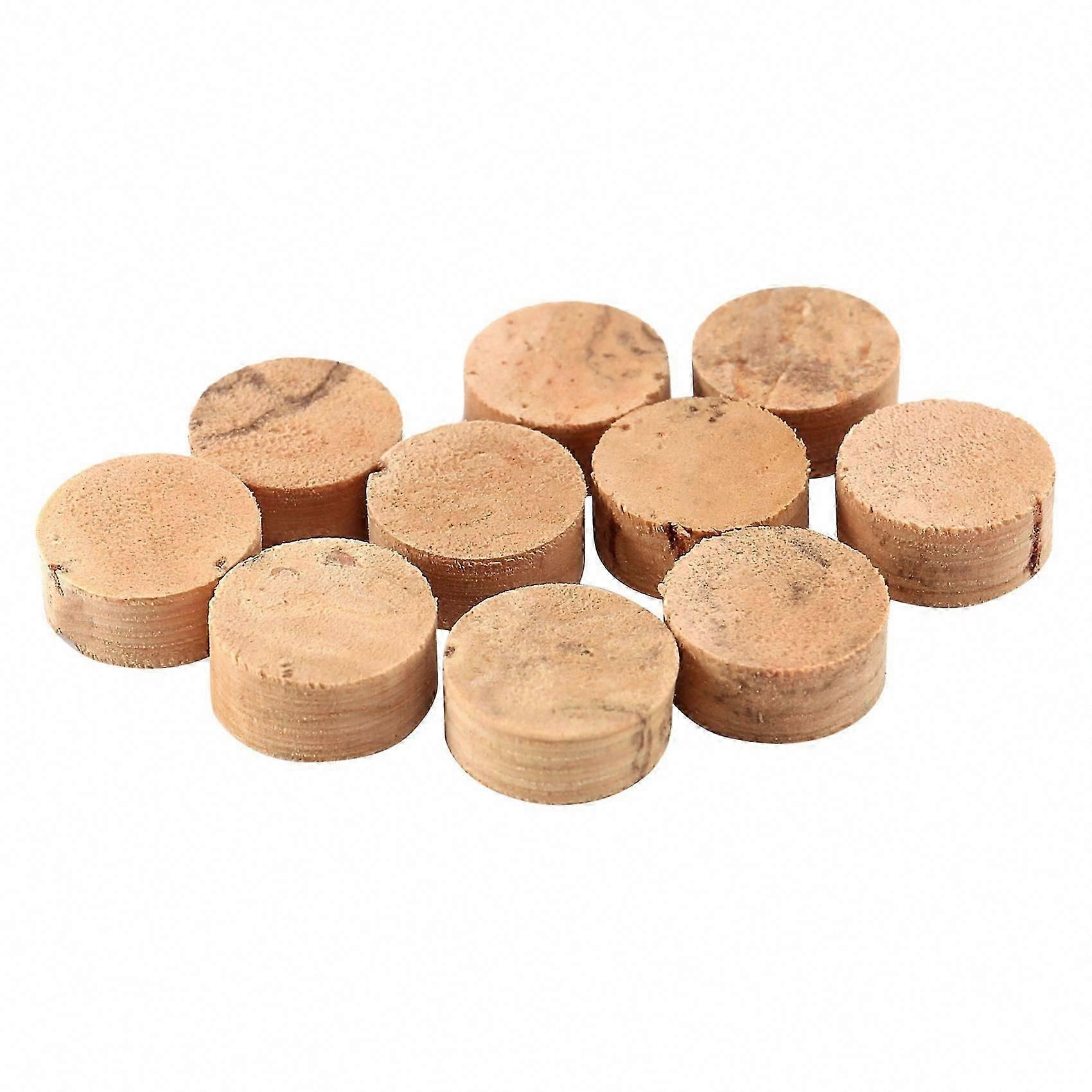 10 قطع البوق البوق بصمام البصق وسادات الفلين 9 مم قطر 4 مم سميكة ملحقات الإصلاح