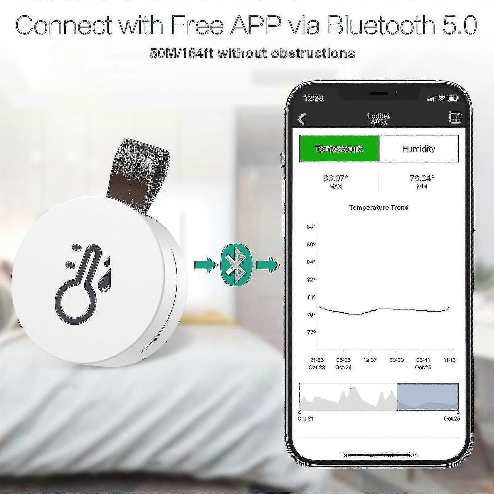Thermometer Hygrometer Wireless Bluetooth Outdoor Thermometer Smart Home Temperature And Humidity Sensor