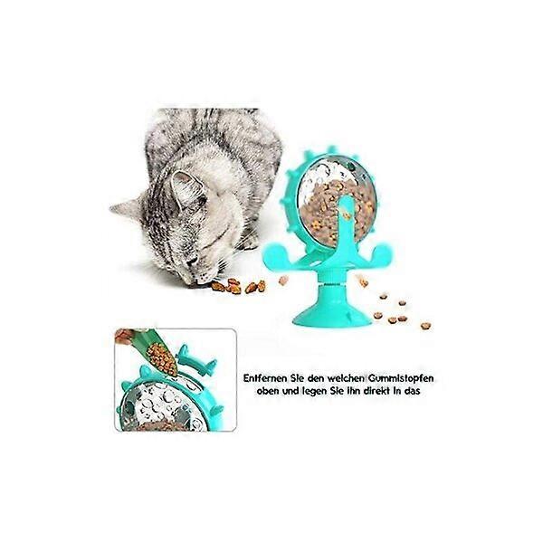 Cat toy, 360-degree rotating windmill, can be placed vertically and horizontally