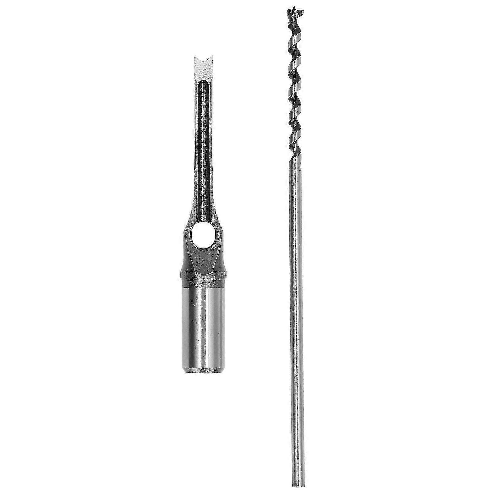 Square Hole Mortiser Drill Bit Alloy Steel Adjustable Mortising Chisel Woodworking Power Tool8mm