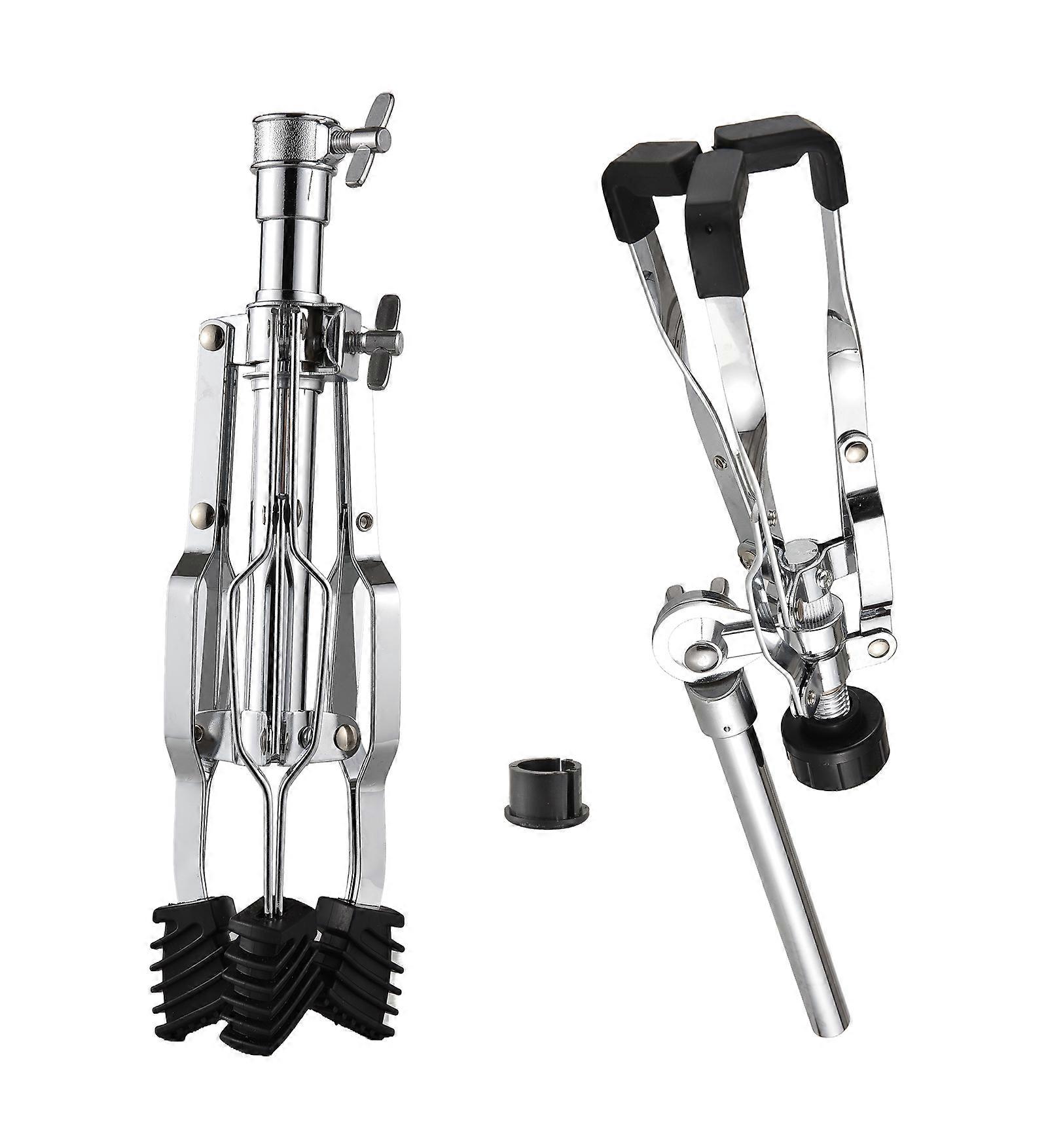 22mm Pipe Diameter Snare Drum Stand Foldable Detachable Adjustable Height Tripod Fit 10 to 14 Inch Snare Drum for Musicians and Beginners
