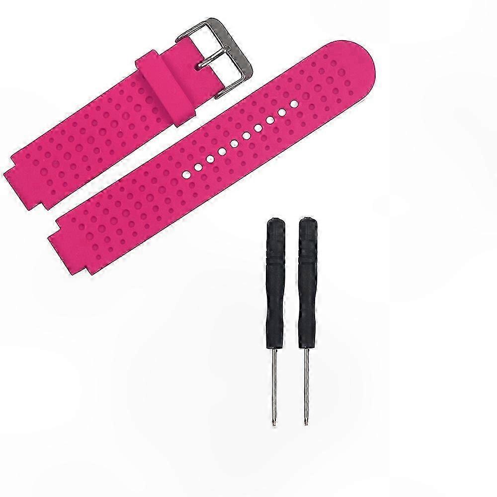 Silicone Sport Strap for Men with Installation Tools Compatible with Garmin Forerunner 25