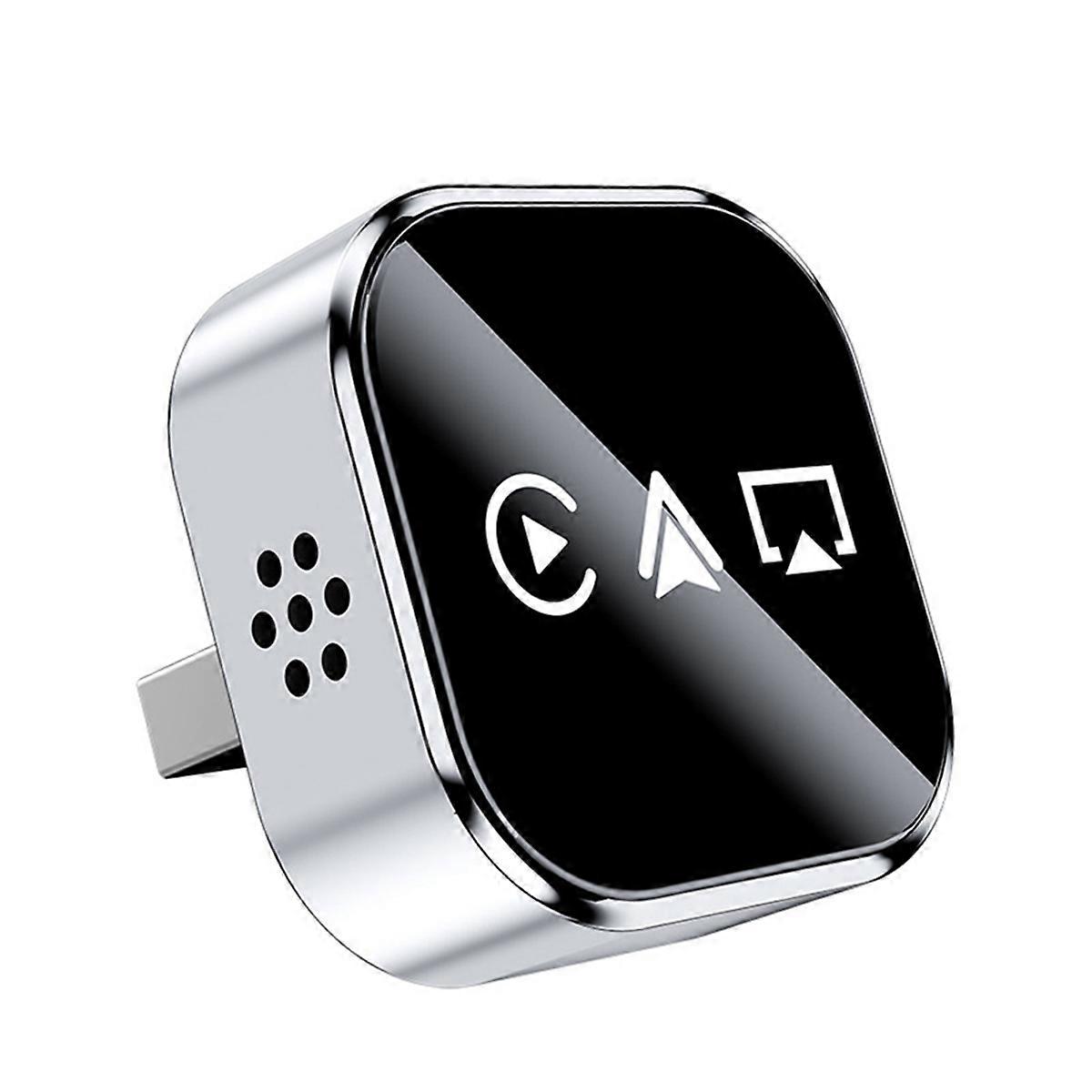 3in1 Wireless Carplay Adapter AirPlay Carplay Plug and Play Silver