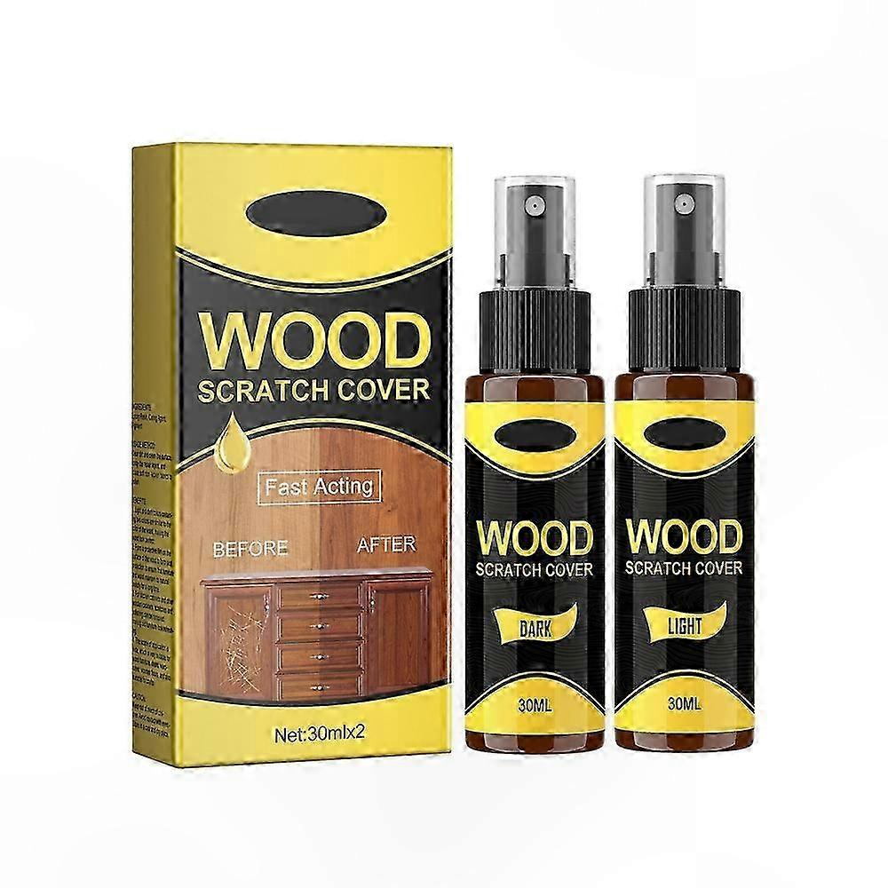 Wood Scratch Repair Kit for Furniture - 30ml Twin Pack