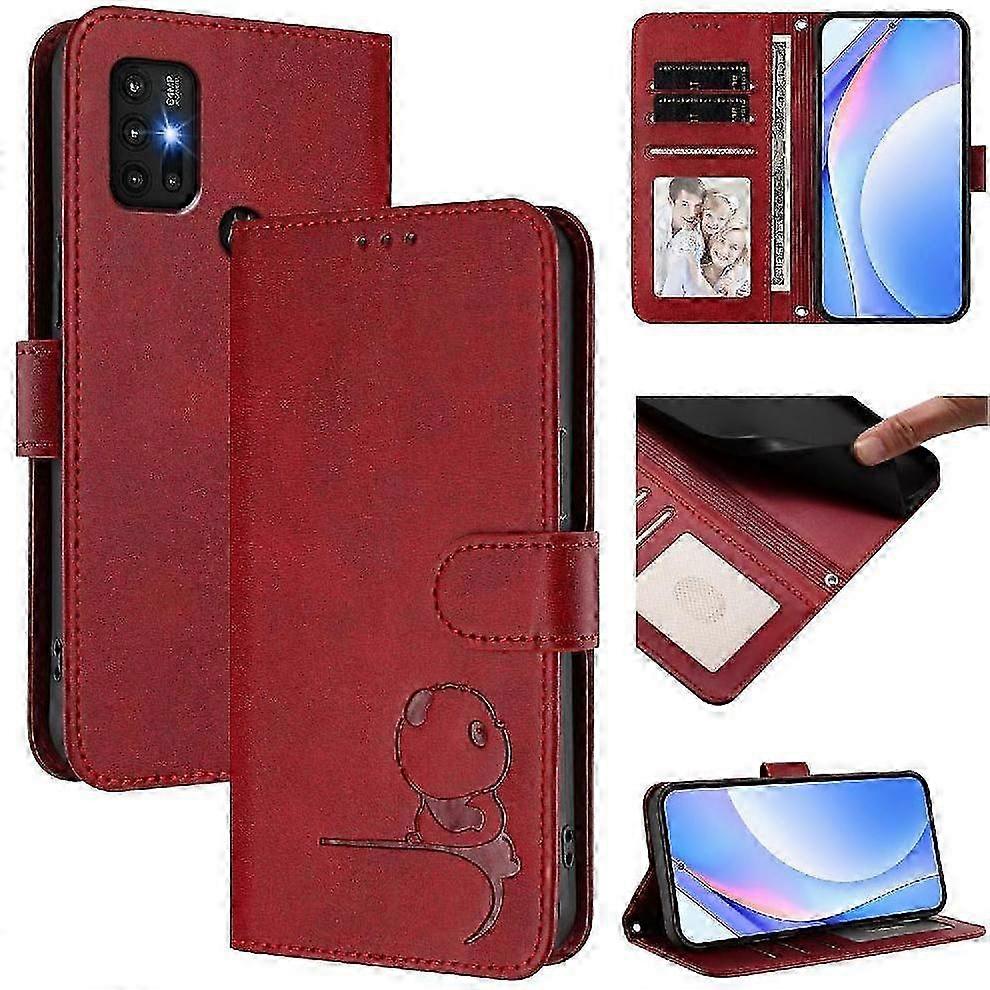 RFID Blocking PU Leather Flip Case with Card Slots, Kickstand & Mag...