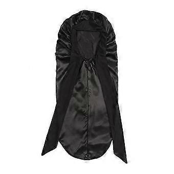 Women Bonnet Sleeping Hat Long Tail Braid Hair Night Sleep Cap Head Shower Caps for Sauna Bathing Bonnet