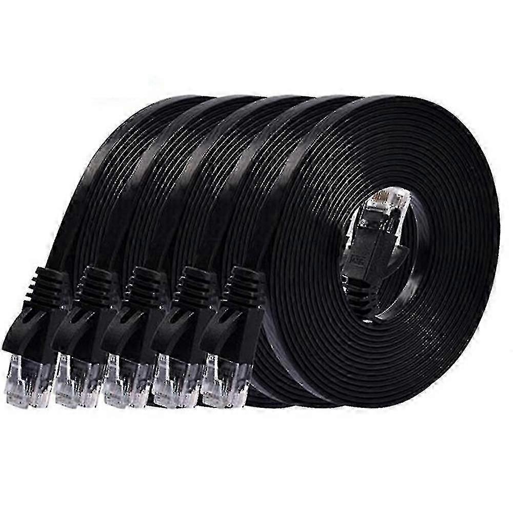 6pack 1.5m Cable Cat6 Flat Utp Ethernet Network Cable, Network Cable