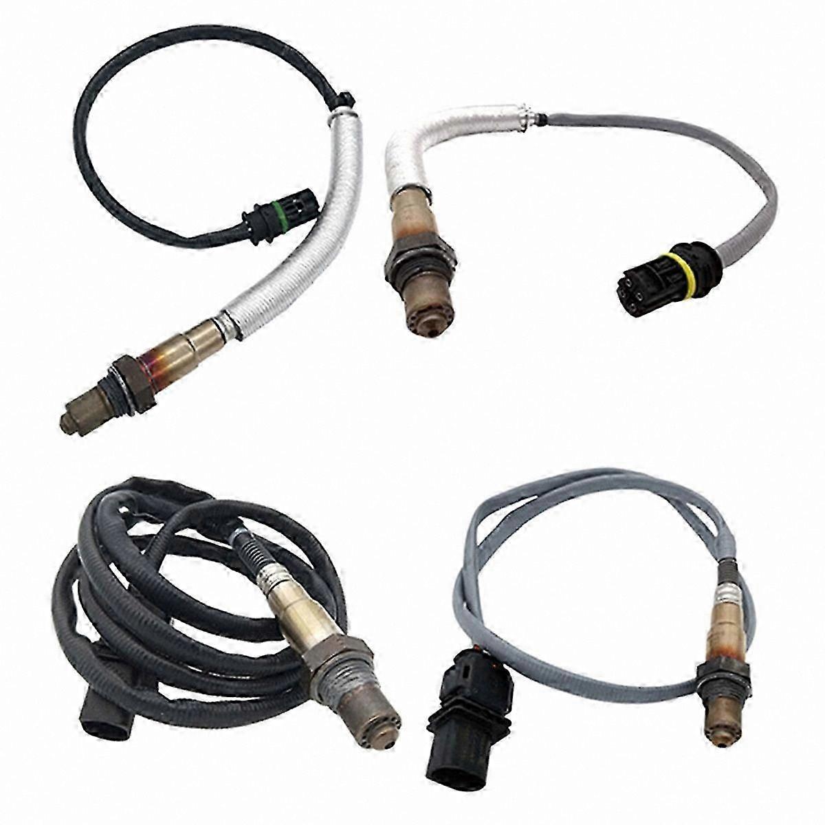 4 Pieces Upstream and Downstream Oxygen Sensors Compatible with E83 E90 E91 E92 E93 128I 11787558073 11787558055 11787545075