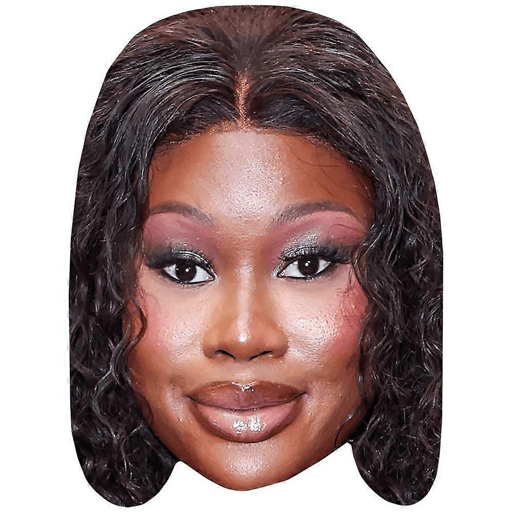Dami Olonisakin (Smile) Celebrity Mask, Flat Card Face