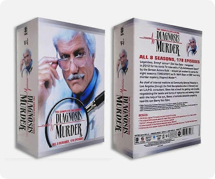 Diagnosis Murder: The Complete Series Collection 1-8 New 32-Disc DVD english version