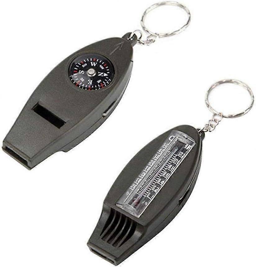 Pieces Pet Training Survival Whistle, 4 in 1 Multi-Function Whistle Compass