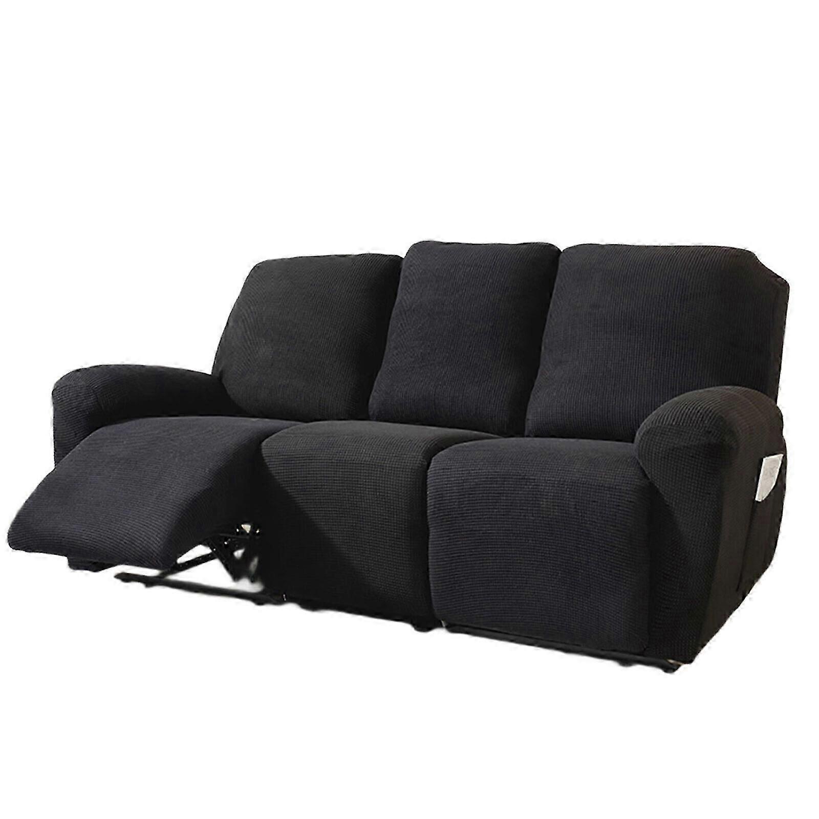 3 Seater Sofa Cover For Three Person Sofa Slipcover Easy Installation, Comfortable and Protective Sofa Guard White