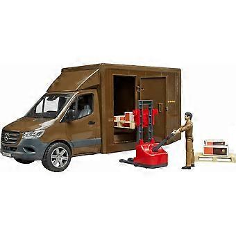 bruder mb Sprinter ups mit Fahrer und ZubehÃ¶r  Modellfahrzeug (braun)