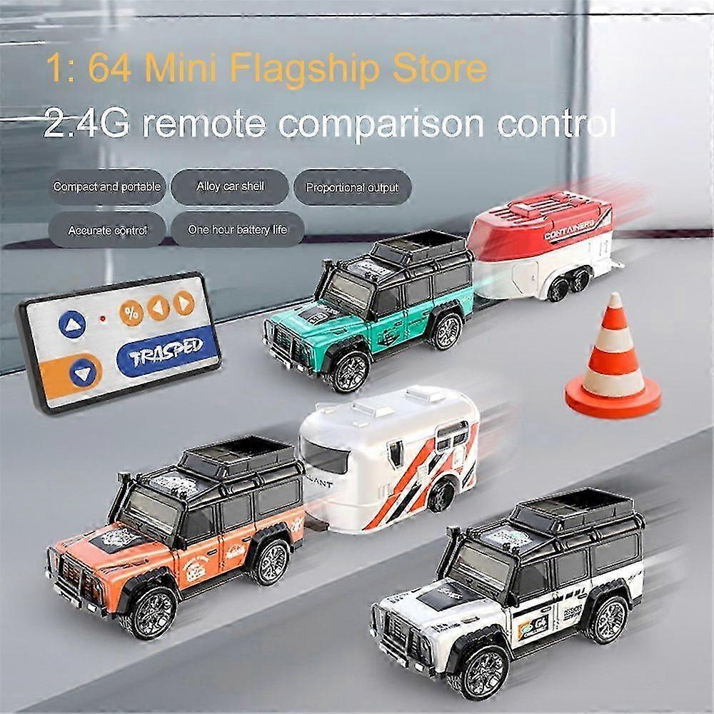 Mini Rc Drift Car 1 : 64 Scale Alloy Truck Remote Control 4x4 Off-Road Vehicle 2025