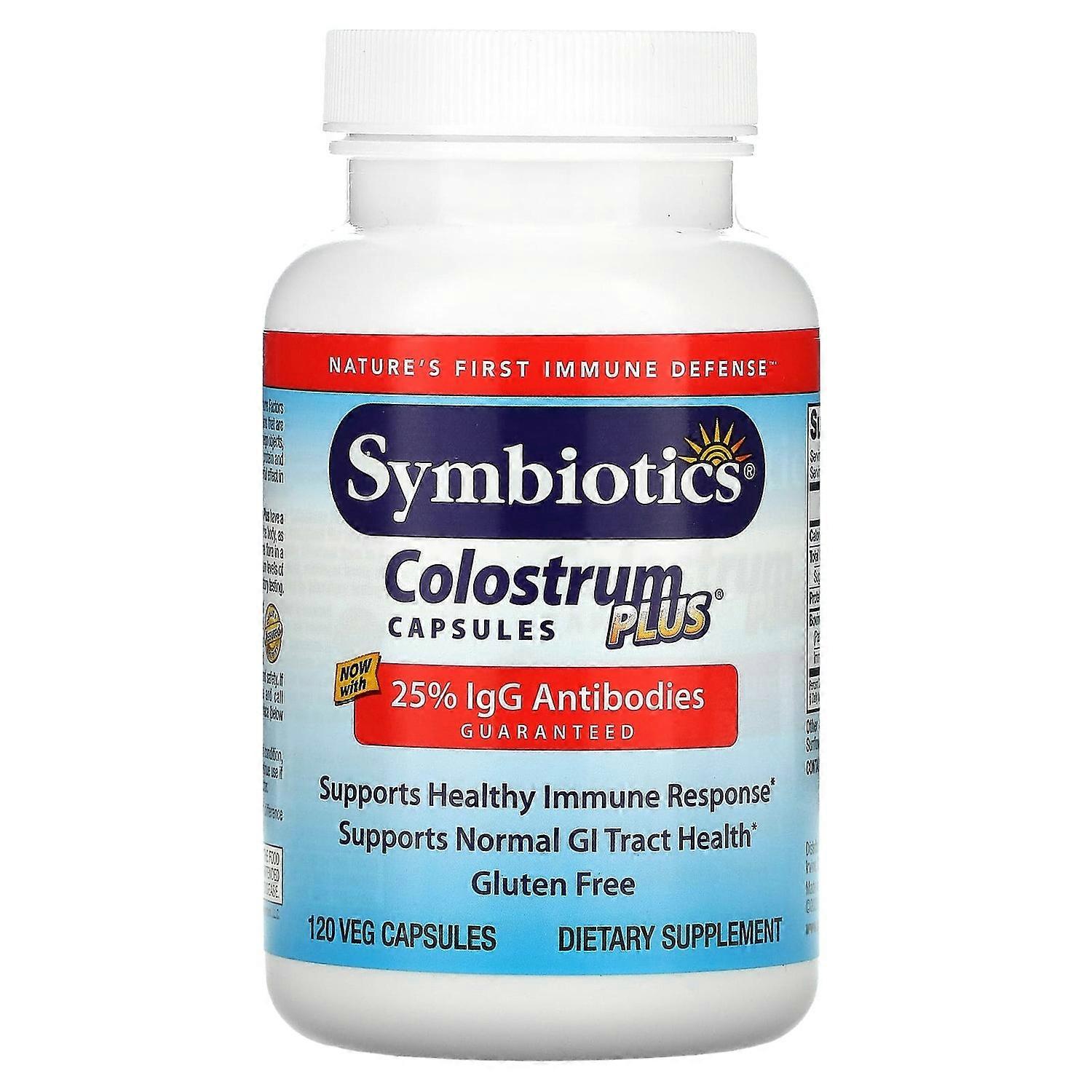 Symbiotics, Colostrum Plus, 120 Veg Capsules