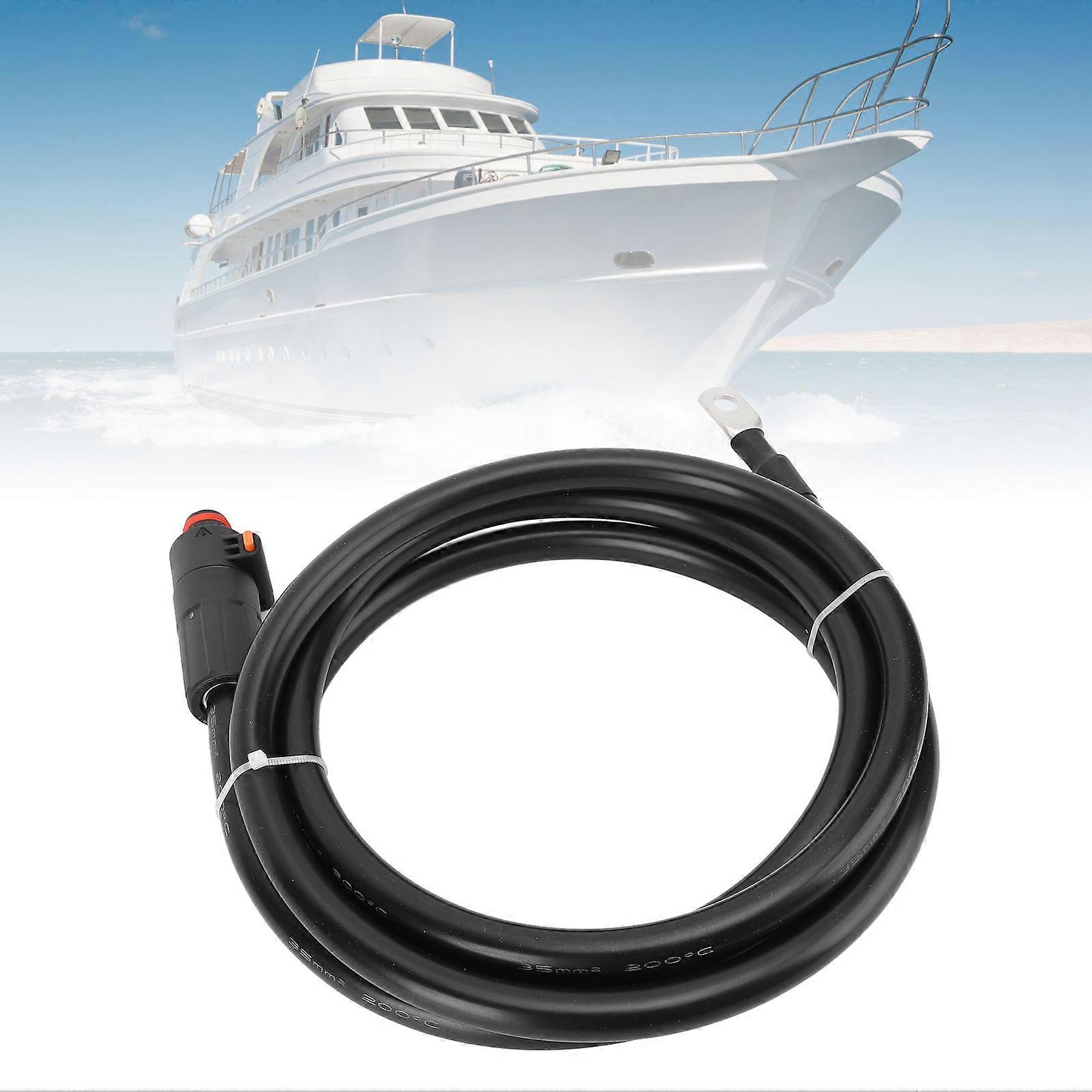 35mm² Black Battery Cable 1.5m with SC35-8 Terminal Plug