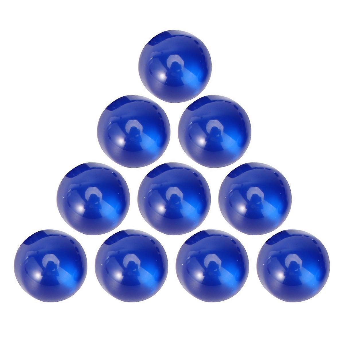 Blue Circular Bead Buckle Shirt Button for DIY Crafts 20Pcs