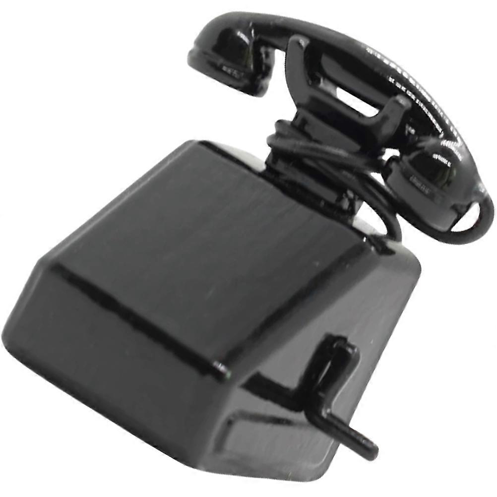 Retro Telephone Miniature Telephone Decoration for Decor 3Pcs