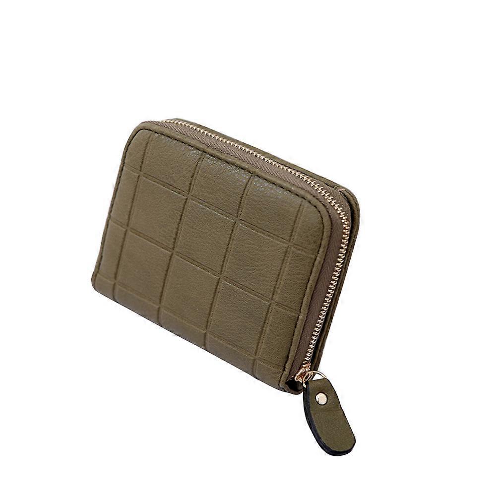 Mini Wallet for Women PU Zipper Wallet for Cash Holding Single Piece