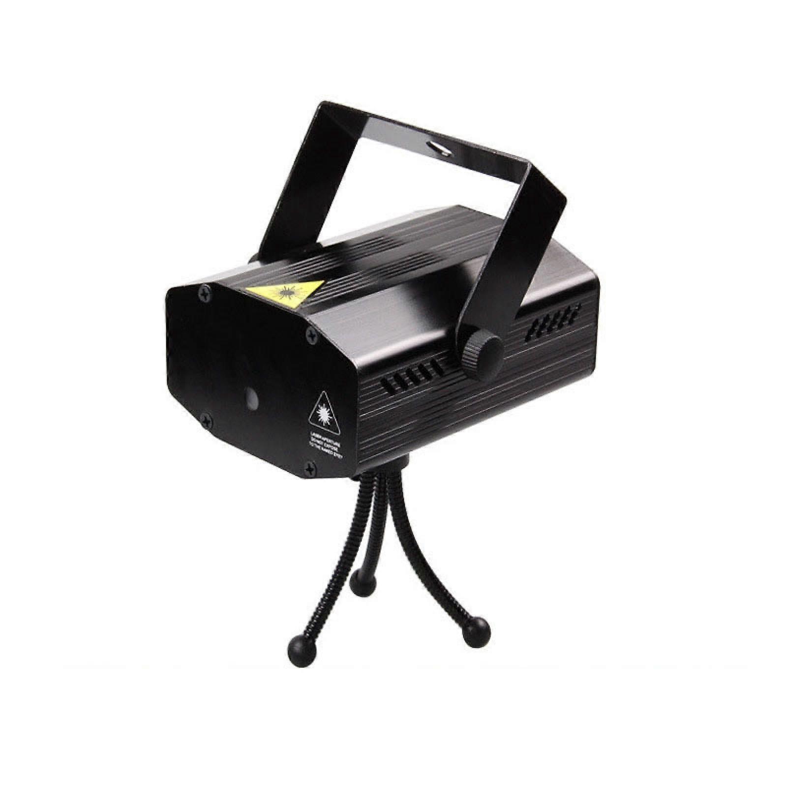 Remote Control Disco Lights Mini Projector, SelfWalking SoundActivated Bar Stage Lights, Black