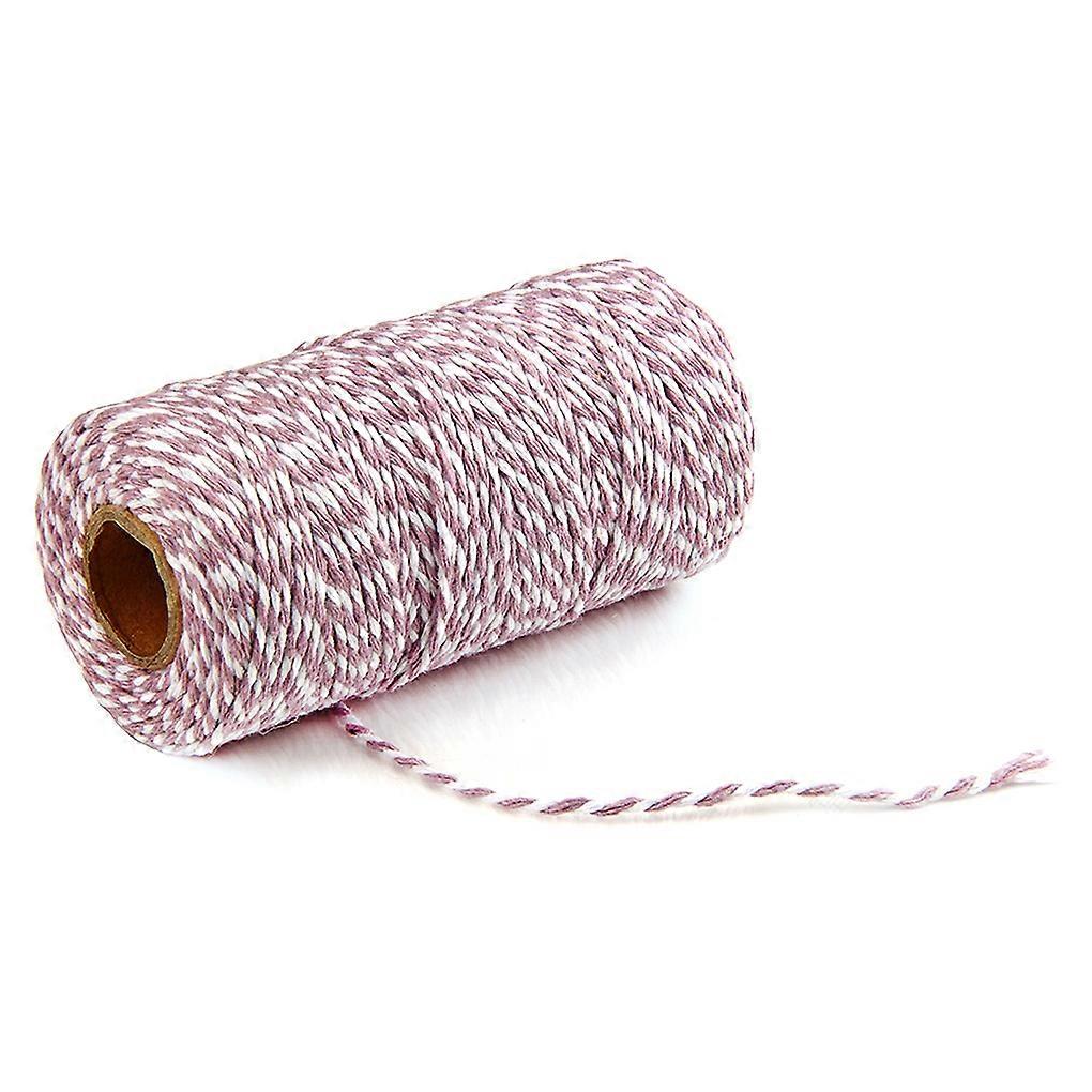 2mm 100m DIY Cotton Thread Colorful Cord String Strap Decorative Rope Wire Clothes Making Supplies