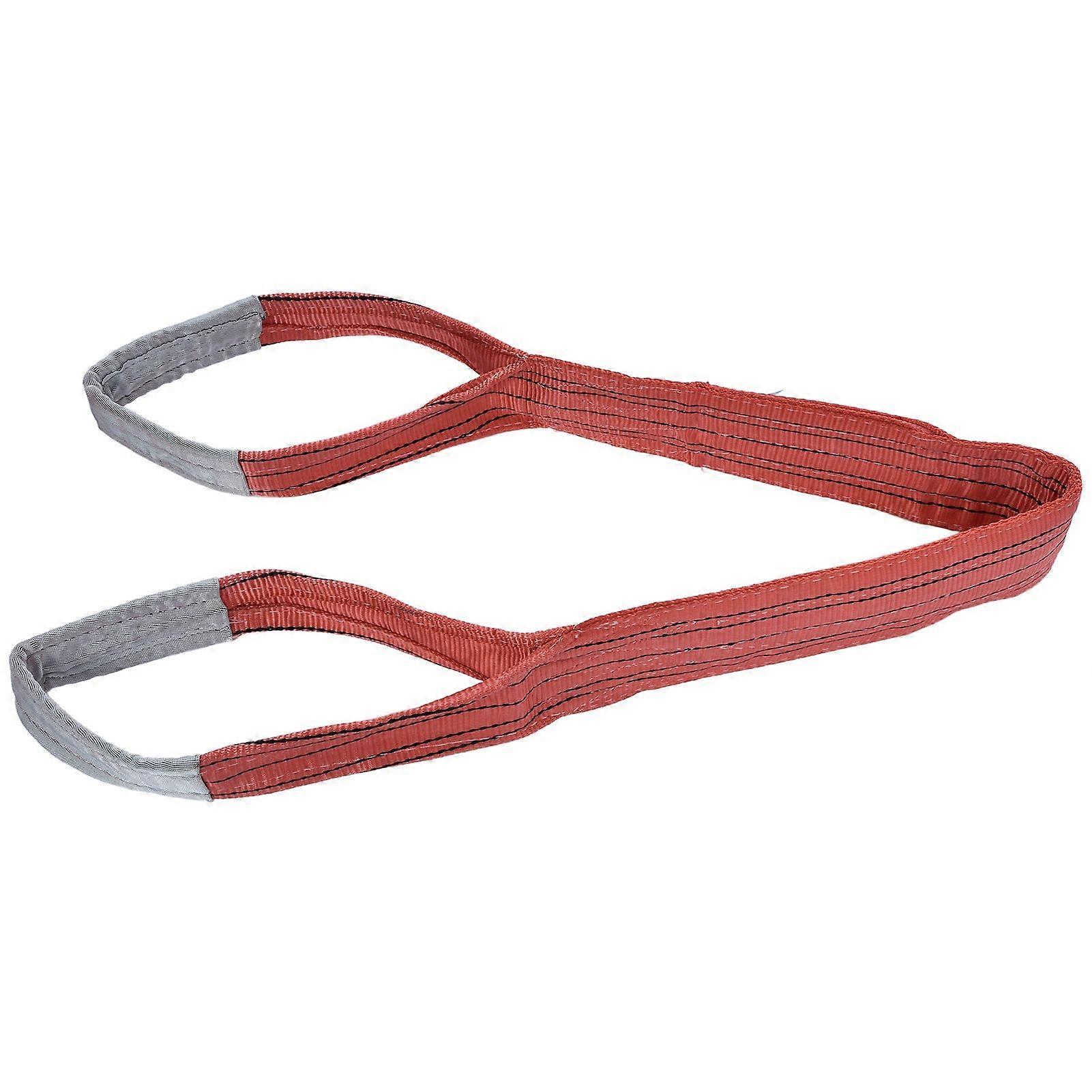 5T Flat Lifting Sling High Strength Widen PES Webbing Straps Crane Rigging Accessories2 Meters