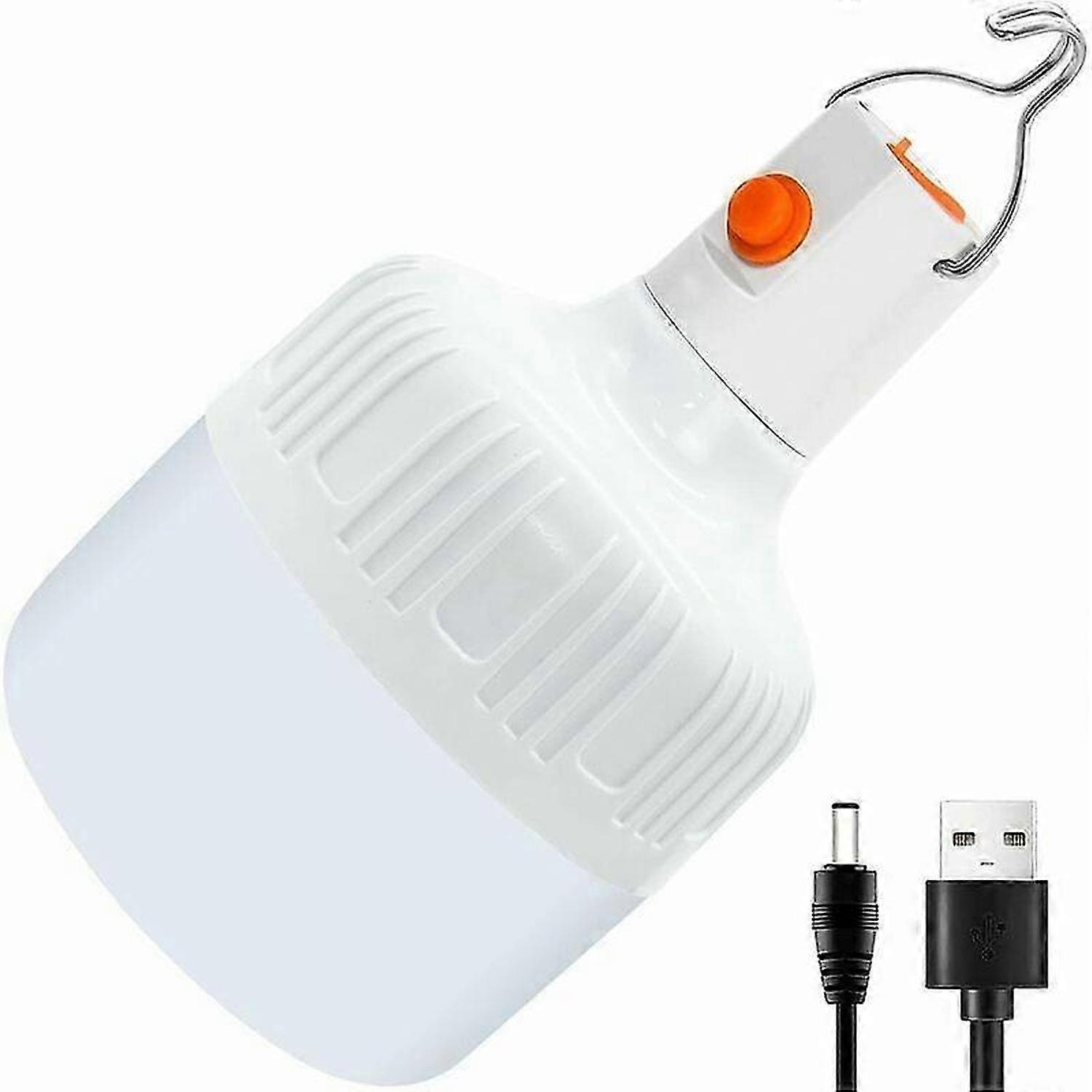 Outdoor Lamp, 1000 Lumens USB Rechargeable LED Camping Lantern with Hanging 3000mAh, Waterproof Portable Camping Lamp 2 Dimmable Lighting Modes for Em