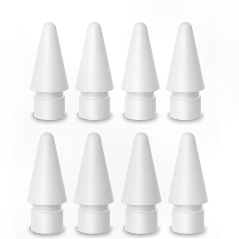 Pencil Replacement Tips 8 Pack for 1st & 2nd Gen, White Nibs