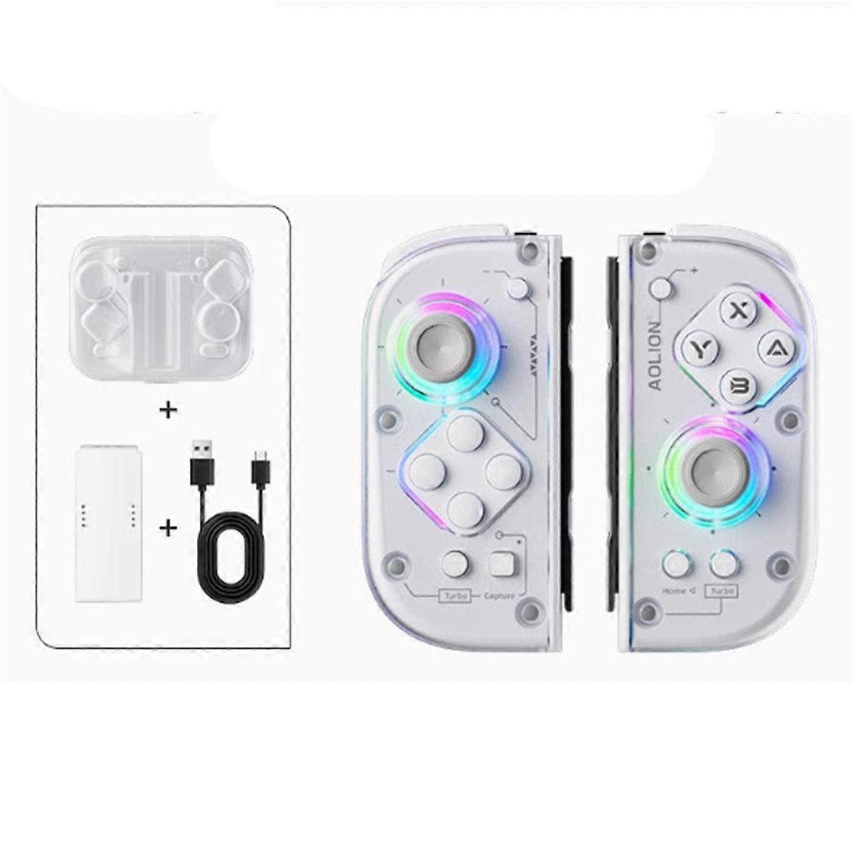 für /Lite/Oled Joypad BT 5.2 Game Gamepad mit RGB Light Game Controller für PC Android IOS