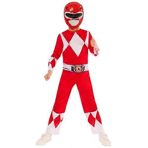 Mighty Morphin Power Rangers Childrens/Kids Red Power Ranger Costume