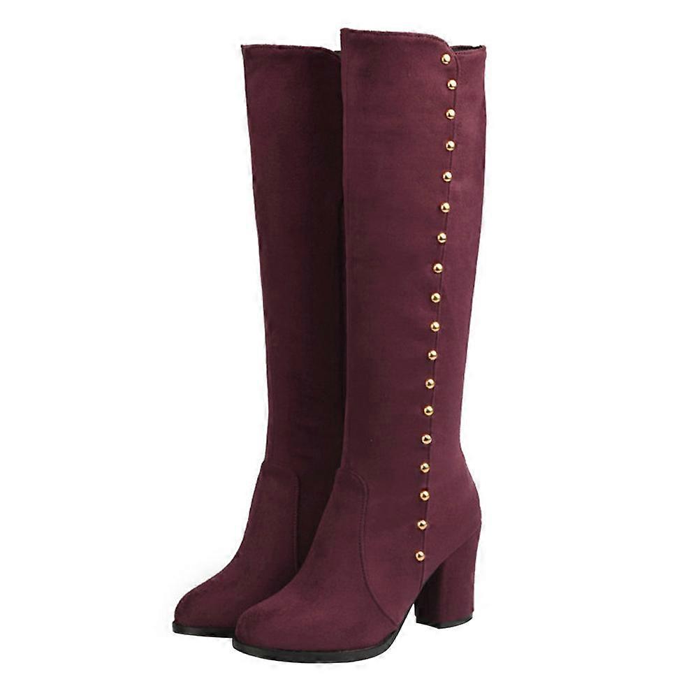 Buty zimowe Buty w stylu retro dla kobiet 1 para obuwia z okrągłymi palcami rycerza