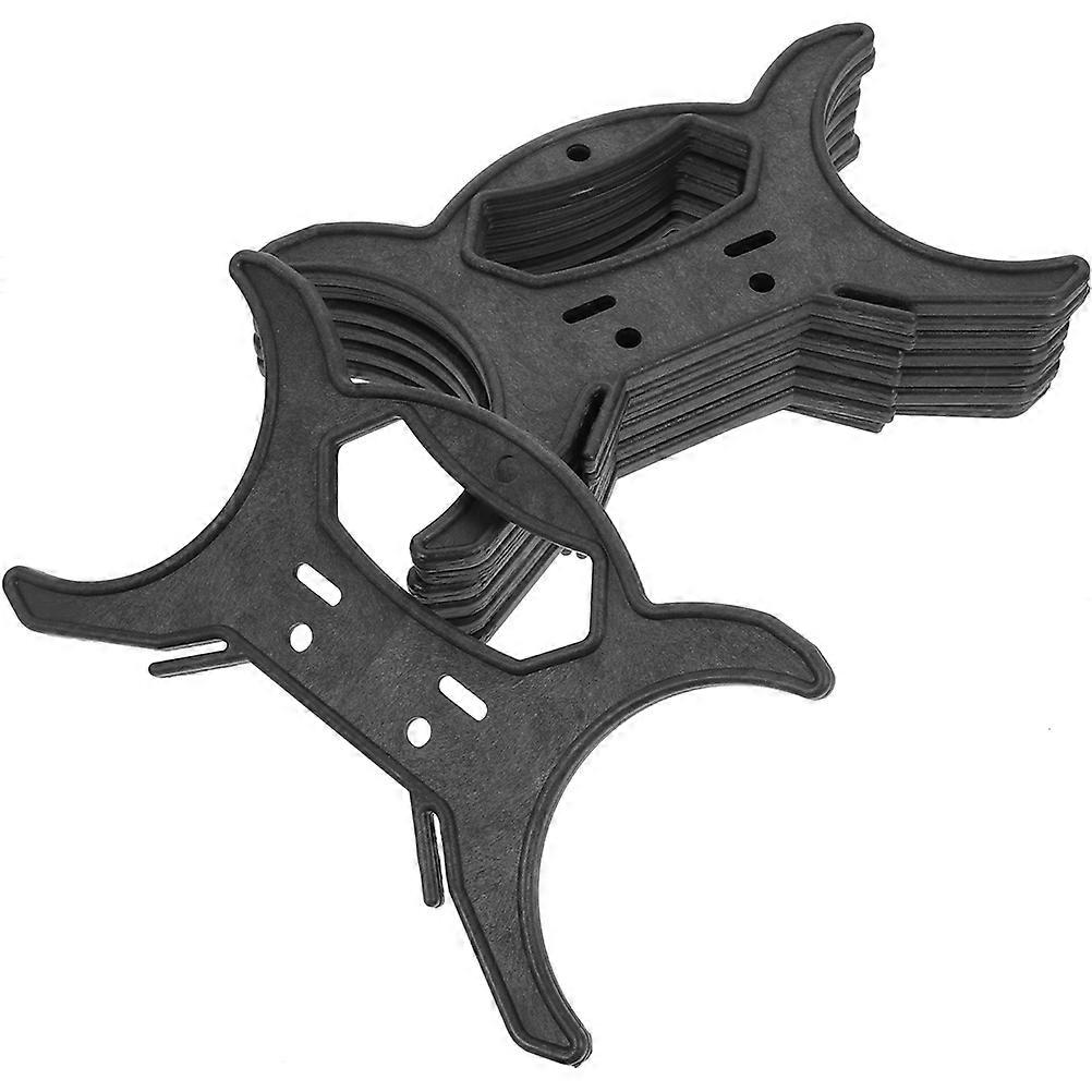 Cable Manager Light Cord Organizer for Kitchen Use 10Pcs Black Plastic