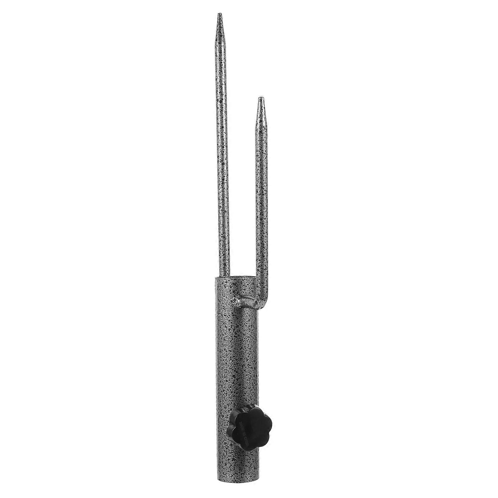 Beach Umbrella Spike Metal Anchor for Stabilizing Use One Piece Assorted Color