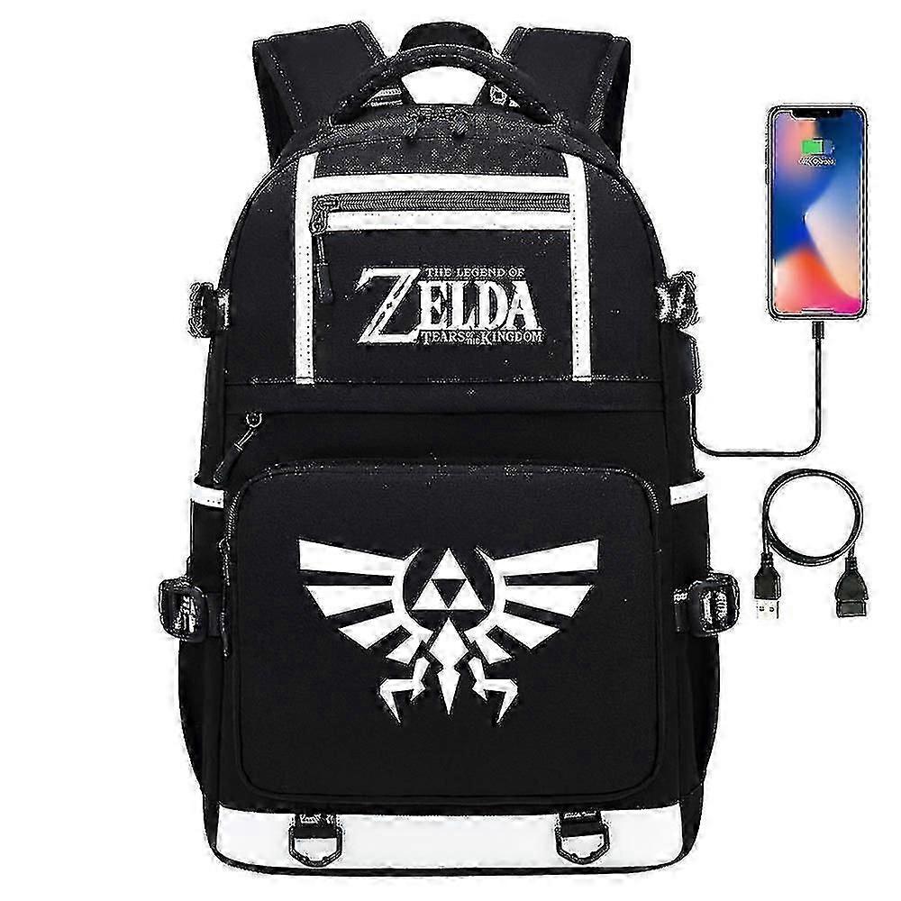 المشجعين التنفس من لعبة العين البرية USB على ظهره تأثيري طالب حقيبة مدرسية للجنسين السفر الكمبيوتر السفر حقائب الكمبيوتر المحمول