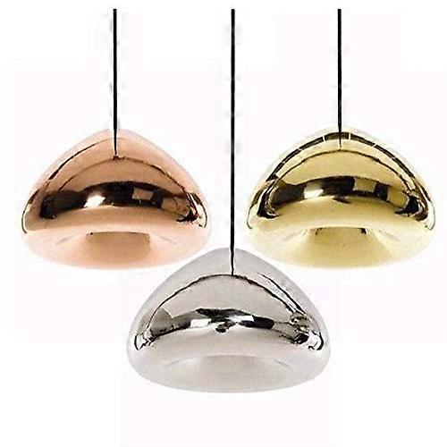Nordic Modern Industrial Light Luxury G4/E27 Compatible Artificial Glass Ceiling Pendant Light Single Head Red 11x18cm