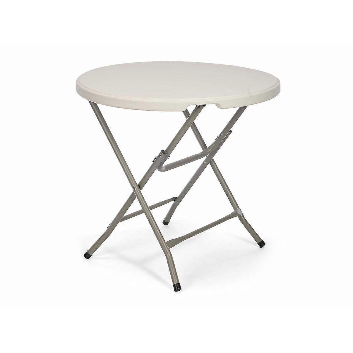 Folding Table Ibergarden White Grey 80 x 80 x 74 cm