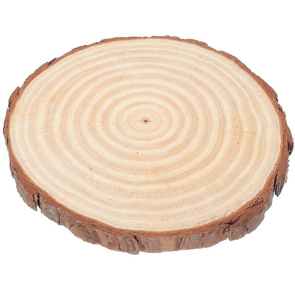 Wood Centerpiece Unfinished Wooden Slice for Crafting 3Pcs Multi Color Wood Circles