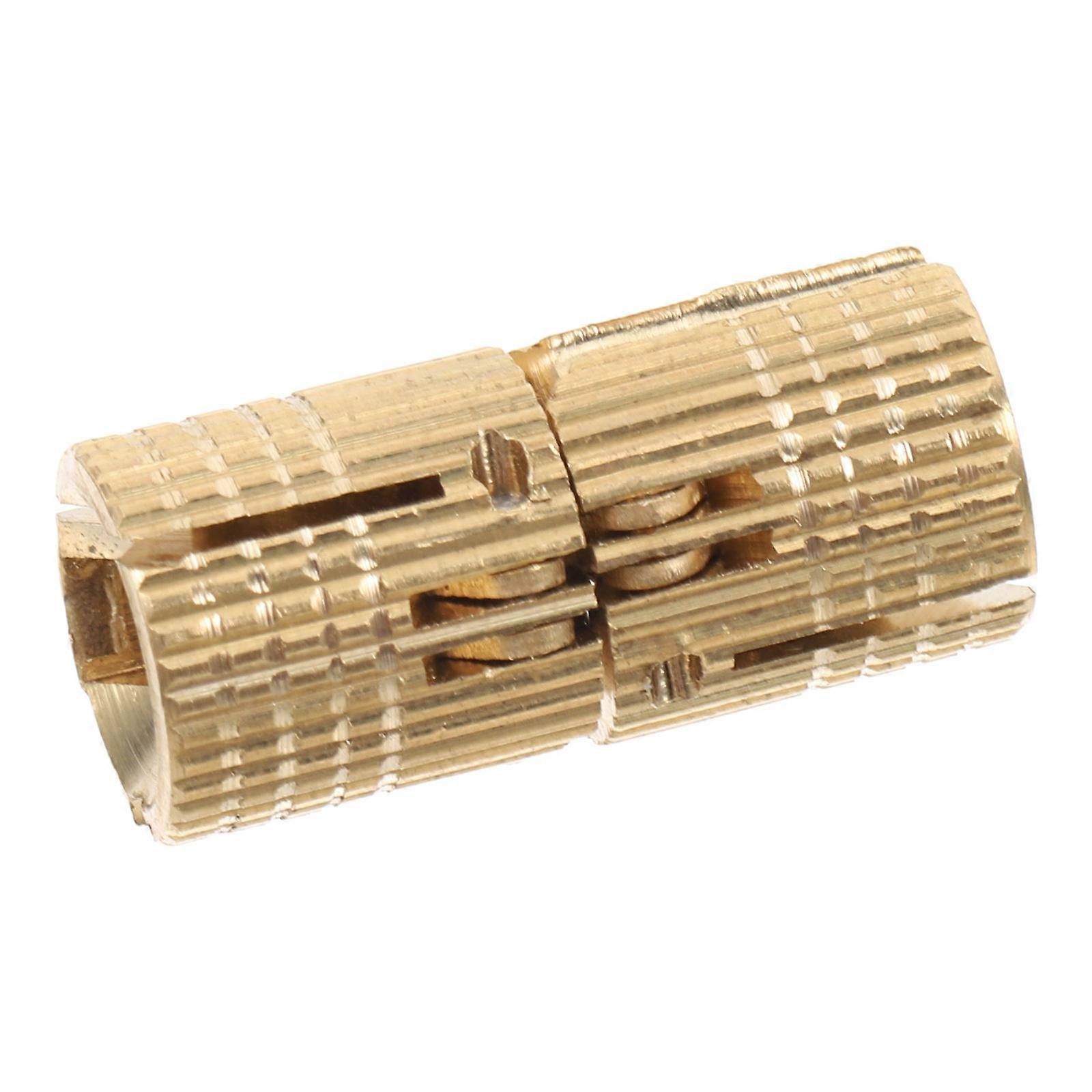 Mini Concealed Hinges Brass Barrel Multipurpose Use DIY Enthusiast Handyman Easy Installation 2.70X1.20X1.20CM 1Set