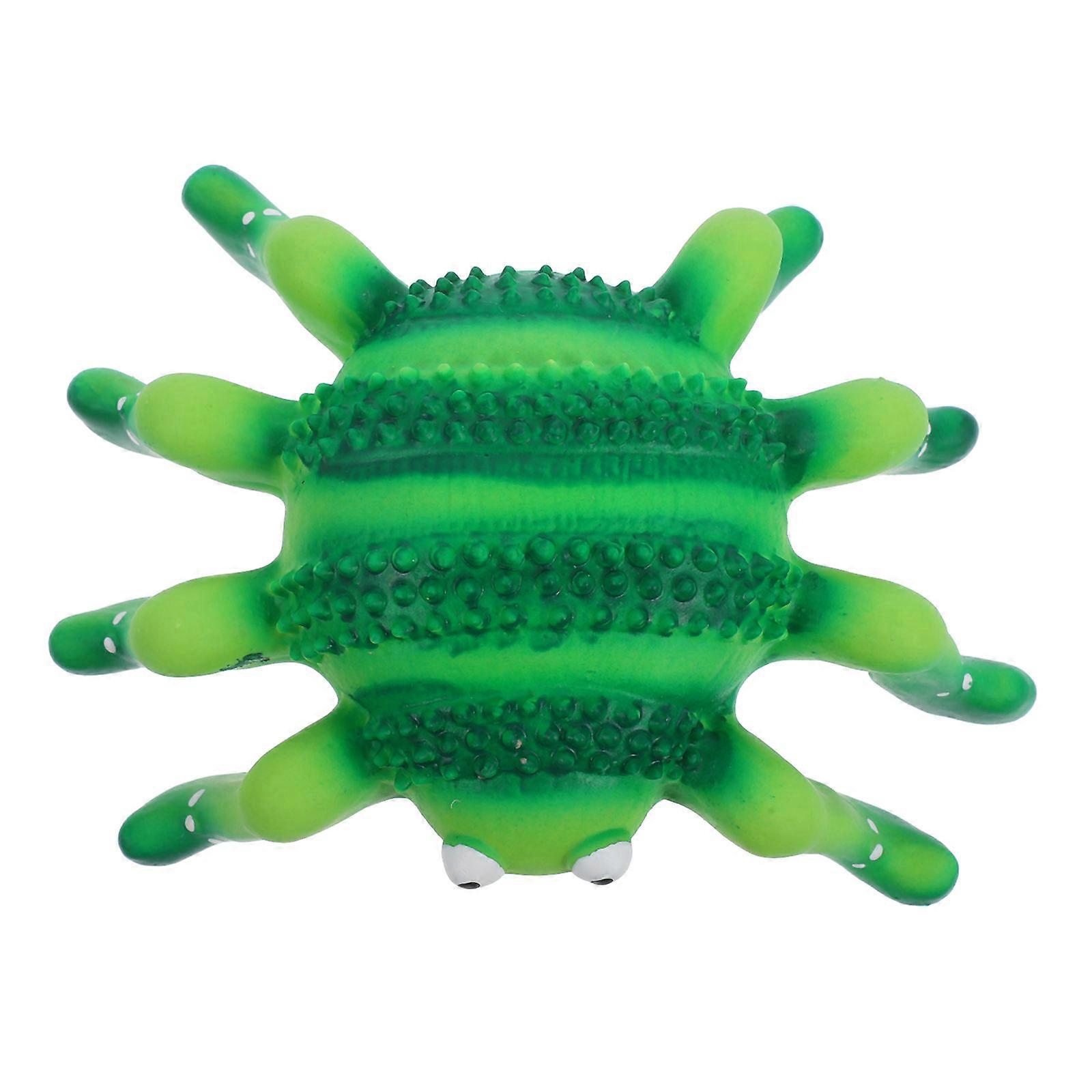 Interactive Plaything For Pets 5Pcs Latex Squeaky Toy Ideal For Puppy Teething Light Green