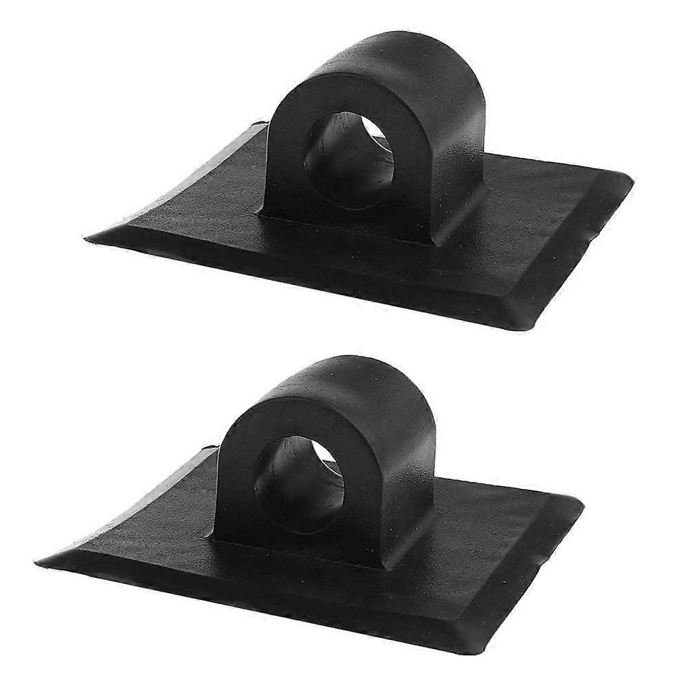 Canoe Motor Mounting Bracket Mounting Bracket Clip For Marine Activities Pvc 3.8×3.8×1.6in Durable Marine Use 2Set