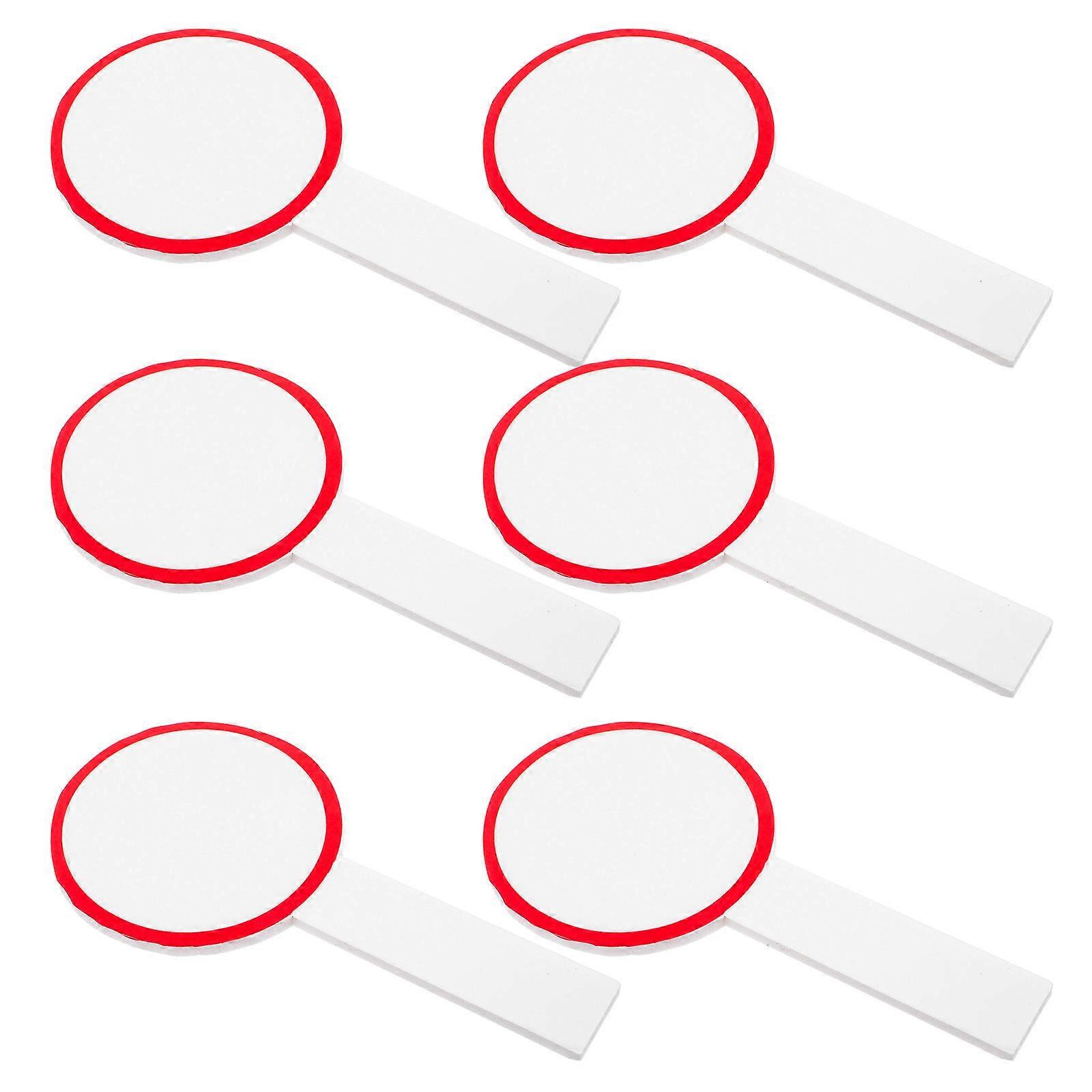 Handheld Whiteboard Scoring Board for DIY Use 36Pcs Single Sided Paddles
