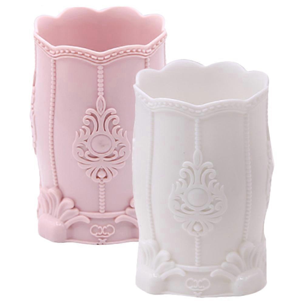 Pen Holder Plastic Pencil Holder for Storage Use 10Pcs Assorted Color Organizer