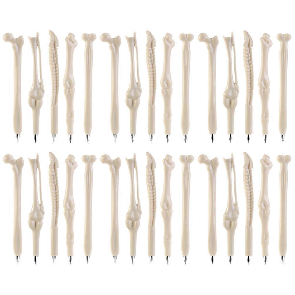 90Pcs Assorted Color Bone Shaped Ballpoint Pens For Office School And Party Writing 15Cm