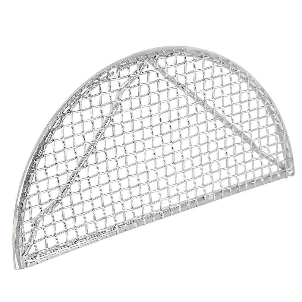2Pcs Stainless Steel Oil Draining Rack Semicircular Design Suitable For Kitchen Use 9.4X4.7X1.6in Durable Functionality
