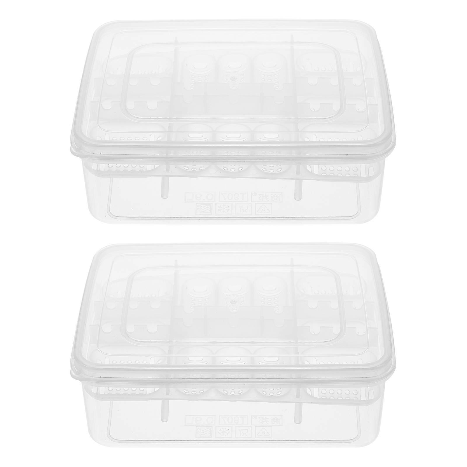 16 Compartment Incubator Reptile Egg Tray for Storage 6Pcs Transparent