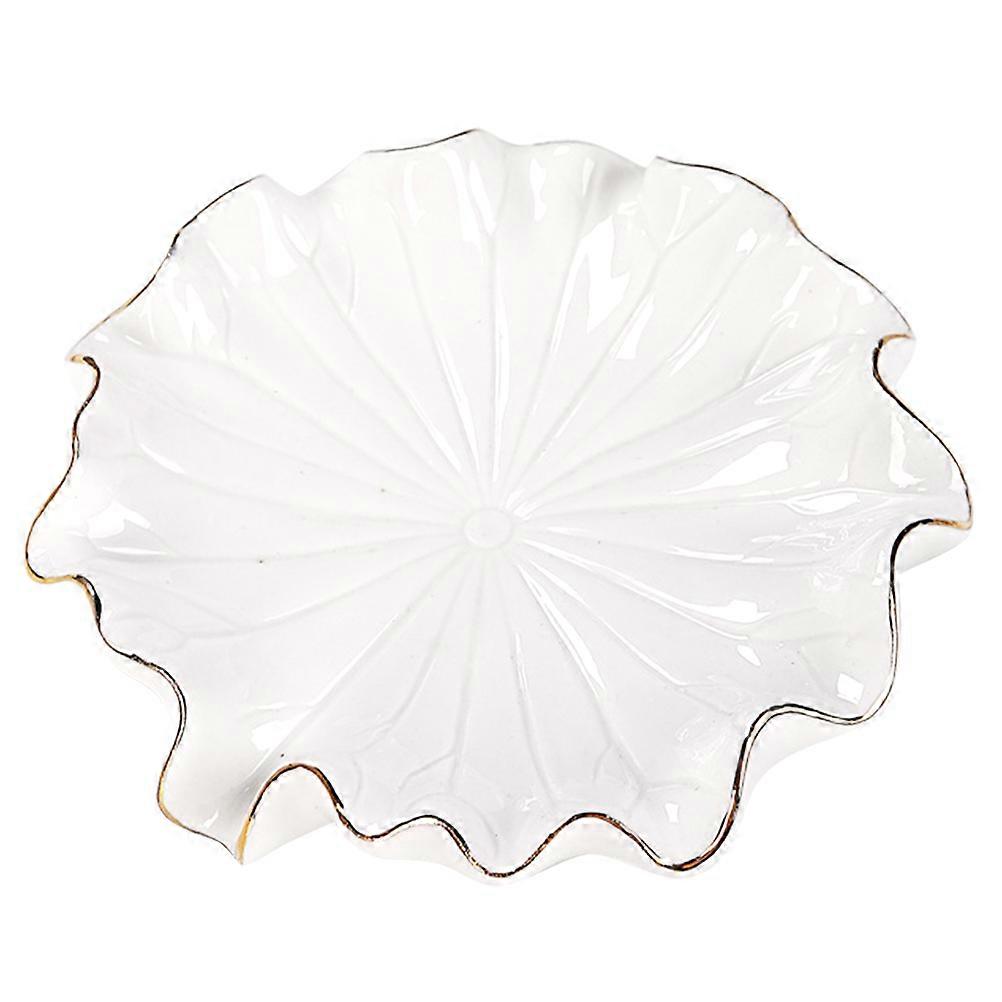 2Pcs White Ceramic Soap Dish for Bar Soap Bathroom Self Draining