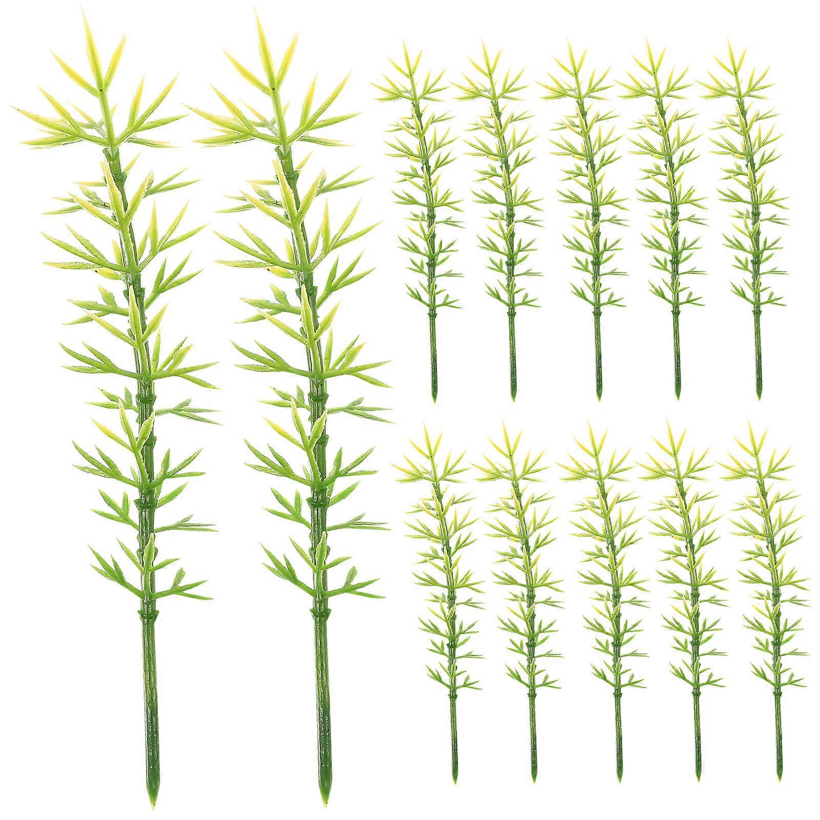 Model Bamboo Trees Plastic Model Tree for Landscape Decor 200Pcs