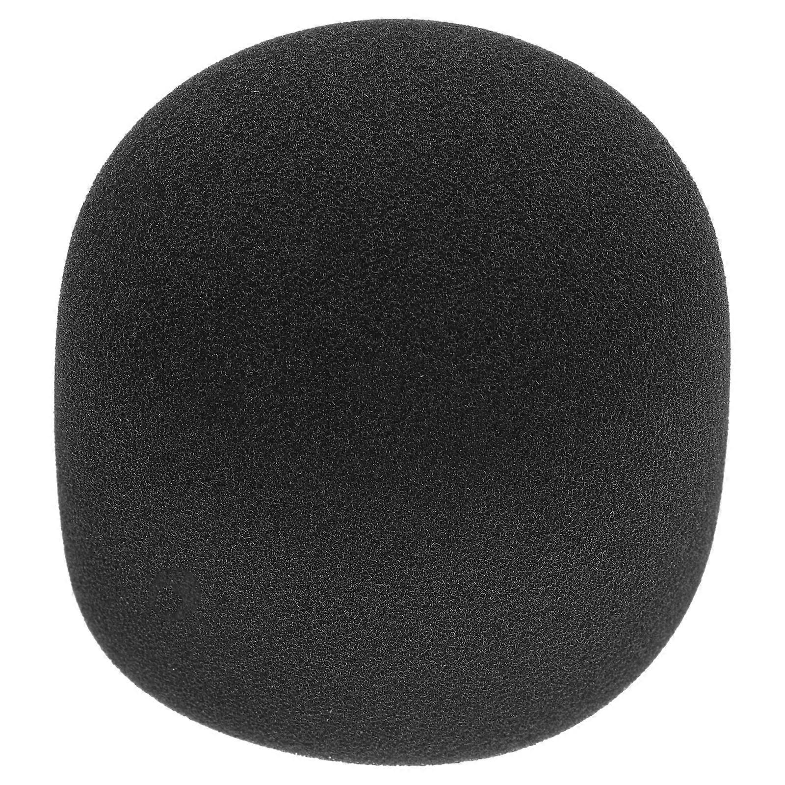 3Pcs Black Microphone Cover Sponge Protecting From Moisture For Stage Performance